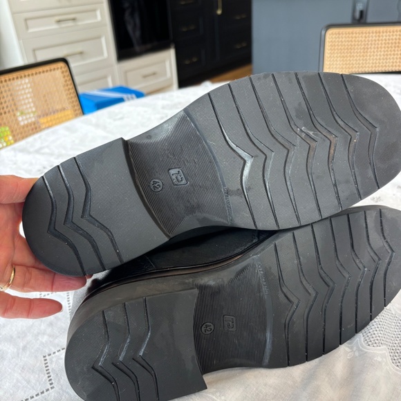 NWOT Pajar mens size 8.5 pebbled Black Leather shearling lined made in Canada - Picture 13 of 13